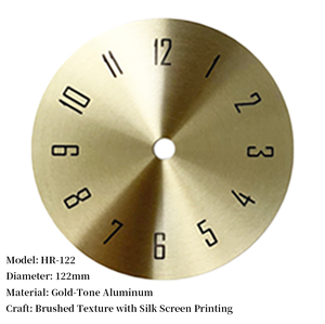 Technologie de traitement du <span class=keywords><strong>cadran</strong></span> d'<span class=keywords><strong>horloge</strong></span>, sérigraphie, impression couleur, caractères concaves et convexes, meulage, finition haute brillance - Product Image 3