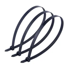 NUEVO HSS 100 Unids Paquete de Alta Calidad USO INDUSTRIAL Plástico Zip Tie 12*290mm uso doméstico Nylon Cable Bridas Correa accesorios de cableado