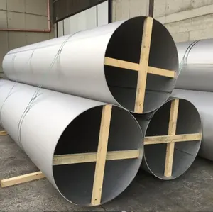 ISO 9001 1.4301 tube supplier produce big diameter aisi304 stainless steel pipe