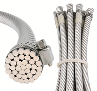 Cable de Aluminio Reforzado con Acero para Uso Industrial en Plantas de Energía