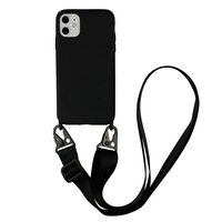 Étuis de téléphone portable imperméables et antichoc pour femmes avec sangle de cou transversale pour 15/14/13/12/11 Pro Max/8/6/7 Plus