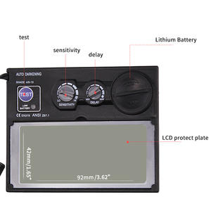 Máscara de Soldadura con Filtro de Oscurecimiento Automático Solar, Casco de Soldador con Espejo de Color Real, Suministros para Soldadura y Soldadura en Hilo - Product Image 2