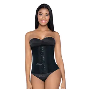 Latex Waist Cincher with Extra Firm Compression Underbust Corset Sport Girdle Hourglass Body Shaper for Women