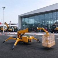 Mini-grue araignée flexible YG50 de 5 tonnes pour les opérations dans les espaces étroits et les tâches de levage en intérieur
