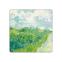 Tapete de Mahjong de Goma Gruesa Antideslizante, Reductor de Ruido y Fácil de Limpiar con Diseño de la Famosa Pintura de Van Gogh