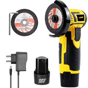 Mini Amoladora Angular de 12V con Motor de Escobillas, Recargable, Funciona con Batería, Herramienta de Corte y Pulido para Proyectos de Bricolaje - Product Image 1