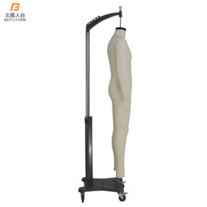 หุ่นลองผมแบบเต็มตัวสำหรับผู้ชาย,ชุดเดรสแต่งเทเลอร์พร้อมปรับความสูงและไหล่ผู้ชายแบบพับได้ - Product Image 4