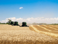 Système de battage à roues planétaires pour moissonneuse-batteuse RG25, idéal pour une récolte de grains propres et à faible perte