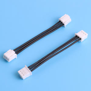 カスタムJST XA 2.5mmピッチ3ピンコネクタワイヤーハーネス黒ワイヤー22AWG長さ80mmカスタムJSTケーブルアッセンブル - Product Image 1