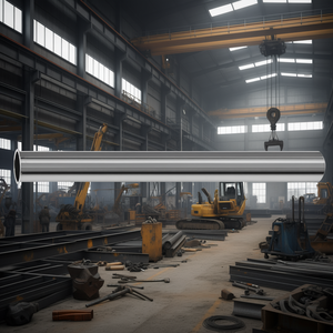 Tubo Recto con Brida Sin Tuerca L.300 Diam. Tubería de Acero sin Costura de 40 mm - Product Image 2