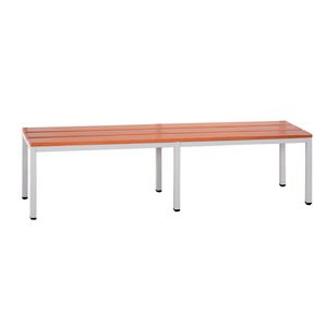 Armadio Moderno per Palestra <span class=keywords><strong>con</strong></span> <span class=keywords><strong>Panca</strong></span> a Griglia, Struttura in Acciaio Zincato, <span class=keywords><strong>Panca</strong></span> per Cambiarsi e Riporre Scarpe <span class=keywords><strong>da</strong></span> <span class=keywords><strong>Esterno</strong></span> - Product Image 4