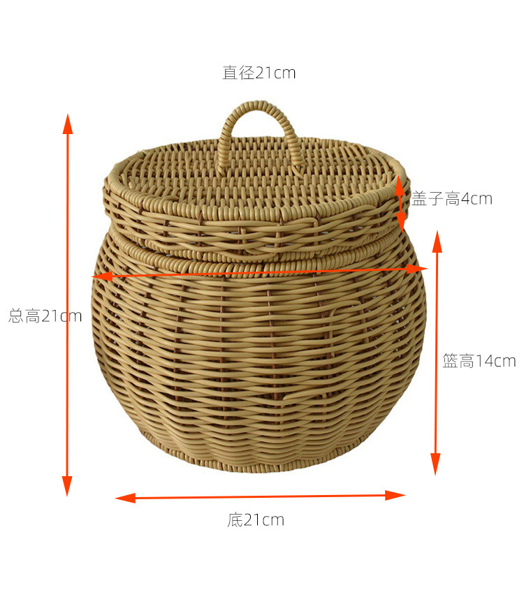 Con copertura tamburo colore foglia di banana diametro 21*21 cm