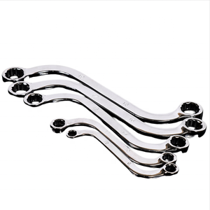 ประแจสองด้านแบบกล่องคู่ 12 จุด รูปตัว S ผิวเงา หลายขนาด สำหรับซ่อมรถยนต์ - Product Image 4