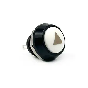 Factory supply 12mm waterproof switch momentary push button switch with laser etching marking