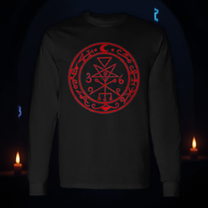 Camiseta de manga larga con gráfico rojo Lilith Sigil Seal - Product Image 3