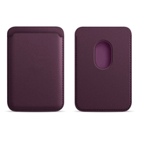 Dompet Kulit Magnet Kuat N52+ untuk Kartu Kredit iPhone, Tempat Kartu Kredit