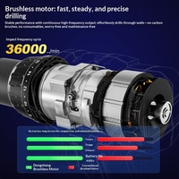 Perceuse sans fil DCJZ05-13E 20V à moteur sans balais, mandrin à dégagement rapide, batterie 4.0Ah - Perceuse-visseuse électrique