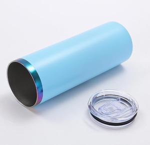 Thermos portable en acier inoxydable 304 de 20 oz, grande capacité, avec couvercle plat et design de tasses, idéal pour les cadeaux - Product Image 3