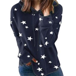 Sudadera con Capucha de Alta Calidad y Transpirable para Mujer, Talla Grande, Blusa de Manga Larga para Mujer, a la Moda - Product Image 1