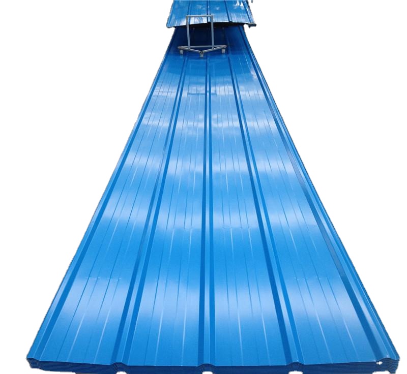 Цветной оцинкованный кровельный материал с цветным алюминиевым покрытием, гофрированная кровельная черепица для склада