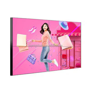 Écrans vidéo muraux HD intérieurs de 55 pouces pour magasin de détail, ascenseur, 2x2/2x3/3x3, cadre <span class=keywords><strong>LCD</strong></span> étroit, 0,88 mm, 1,7 mm, épissure multi-panneaux - Product Image 2