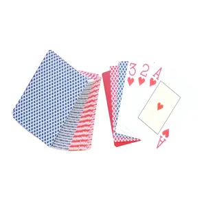 Kompetisi Karakter Kartu Khusus Tahan Air dan Lipat Poker PVC Texas Grosir Bermain Kartu Papan Permainan untuk Dewasa