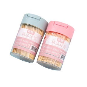 Procesamiento personalizado de palillos de dientes desechables de doble punta, cajas de palillos de dientes de alta gama, portapalillos al por mayor para el hogar y - Product Image 1