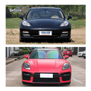 Tegarry para 970.1 970.2 970 971 <span class=keywords><strong>Turbo</strong></span> S Carbon Black Upgrade Facelift: Refuerzo de Parachoques, Rieles, Guardabarros y Tapa de Maletero - Product Image 4