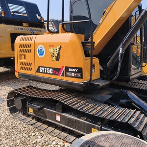 Excavadora Usada Sany 75C de 7.5 Toneladas, Fabricada en China, Modelo <span class=keywords><strong>2022</strong></span>, con Motor, Bomba y Caja de Cambios 95% Nuevos - Product Image 5