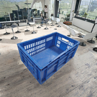 Boîte de rangement en plastique empilable portable rectangulaire ARISTO 53150 SP conçue pour un rangement polyvalent bleu
