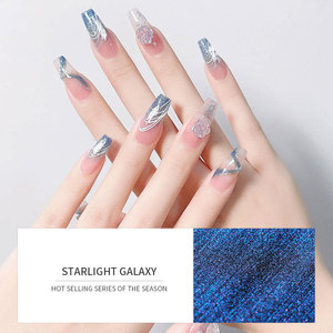Esmalte de Uñas en Gel con Brillo Fino, Efecto Aurora Estrellada, Set de Esmalte de Uñas UV con Efecto Sirena, Especial para Salón de Manicura, Venta al Por Mayor - Product Image 4