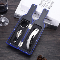 Kit de vin personnalisé, ensemble d'ouvre-bouteilles de vin parfait pour les articles promotionnels, ensemble cadeau d'ouvre-bouteilles de vin, ouvre-bouteilles de vin avec logo personnalisé