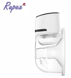 Tire-lait électrique à vente chaude avec fonction mains libres en silicone souple, différentes tailles d'aspiration, extracteur de lait - Product Image 3