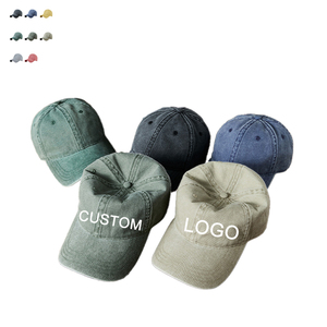 Gorra Deportiva de Béisbol Personalizada Unisex Retro Vintage de 6 Paneles con Bordado, Impresión por Transferencia de Calor, Estilo Lavado, Logotipo y Patrón Personalizados - Product Image 1