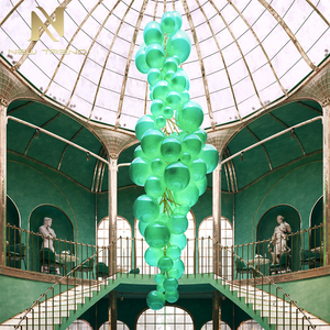 <span class=keywords><strong>Lampadario</strong></span> a LED in Vetro a Forma di <span class=keywords><strong>Palloncino</strong></span> per Decorazione Interna Contemporanea di Hotel, Hall, Villa e Scale - Product Image 1