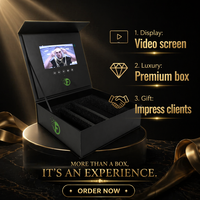 Boîte cadeau vidéo 7 pouces avec écran LCD, boîte en papier, téléchargement de musique MP4, logo personnalisé, cadeau promotionnel d'entreprise