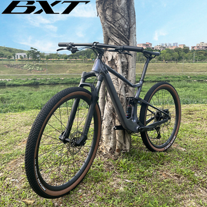 Xe đạp leo núi BXT Suspension MTB khung carbon 2024 màu mới <span class=keywords><strong>29er</strong></span> phanh đĩa giảm xóc trước sau bằng carbon - Product Image 5