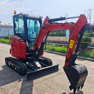 2.7T <b>Mini</b> Excavator with Excavator Mounted <b>Drilling</b> - Compact Crawler Small Digger Hydraulic Excavator - Product Image 2