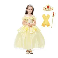 Weddingleatheridsローブファンシードレス誕生日Luxuryestidocamouflage Princess Enfant2021女の子の服の子供のための女の子のドレス