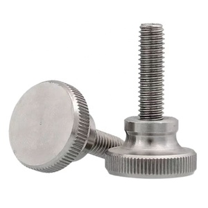 Black Oxide ZP Knurled High Type Slotted Thumb Screw DIN 464 Brass Stainless Steel Knurled Thumb Screws DIN464 Shoulder Screw