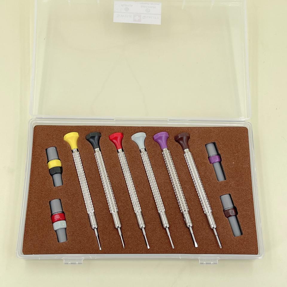6 Pcs/lot High-end Assort Watch Screwdriver Kit Hard Watch Repairing Screw Driver Tools For Watchmakers