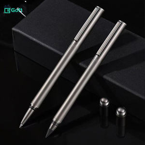 Bolígrafo de Firma Empresarial 2 en 1 de Doble Punta Black Tech, Bolígrafo Metálico Gris Metálico con Lápiz, Regalo Corporativo con Logotipo Grabado Personalizado - Product Image 2