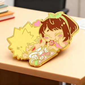 Aimants de réfrigérateur en alliage de zinc émaillé personnalisés en gros, 2D 3D, dessins animés mignons, anime, aimant de réfrigérateur, souvenir, cadeau - Product Image 3