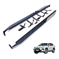 Pièces de châssis automobile XLY, marchepieds latéraux décoratifs sportifs en alliage d'aluminium noir pour WILDLANDER