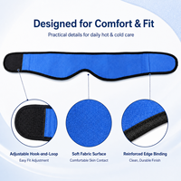Ensemble de quatre compresses faciales personnalisées en gel pour thérapie des dents de sagesse – Compresse chaude et froide pour usage domestique et soulagement de la douleur