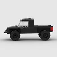 Compatible avec les briques de marque, petites pièces, voiture de course, camion, MOC, jouets éducatifs à assembler soi-même, blocs de construction en plastique ABS