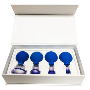 Nuevo Set de Ventosas de Vidrio con Cabezal de Goma <span class=keywords><strong>para</strong></span> <span class=keywords><strong>Masaje</strong></span> Facial Anticelulítico y Terapia China - Product Image 3