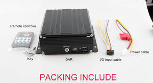 Kits de DVR Móvil con Tarjeta SD de 4 Canales y 1080P, Videovigilancia en Vivo, 3G, 4G, WIFI, GPS Opcional, MDVR de 4 Canales con Micrófono - Product Image 5