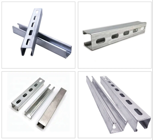 Profilés en acier galvanisé 41x41 pour câbles, profilés en C, profilés en acier galvanisé à fentes - Product Image 6