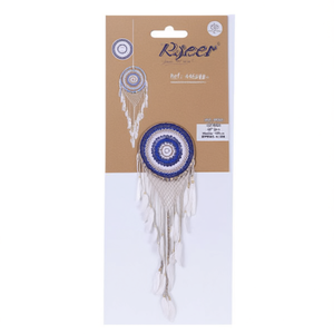 Noitu Dreamcatcher - Decoración de Pared con Mandala Azul de 40x100 cm, Estilo Bohemio - Product Image 1